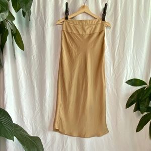 Free People Satin Skirt